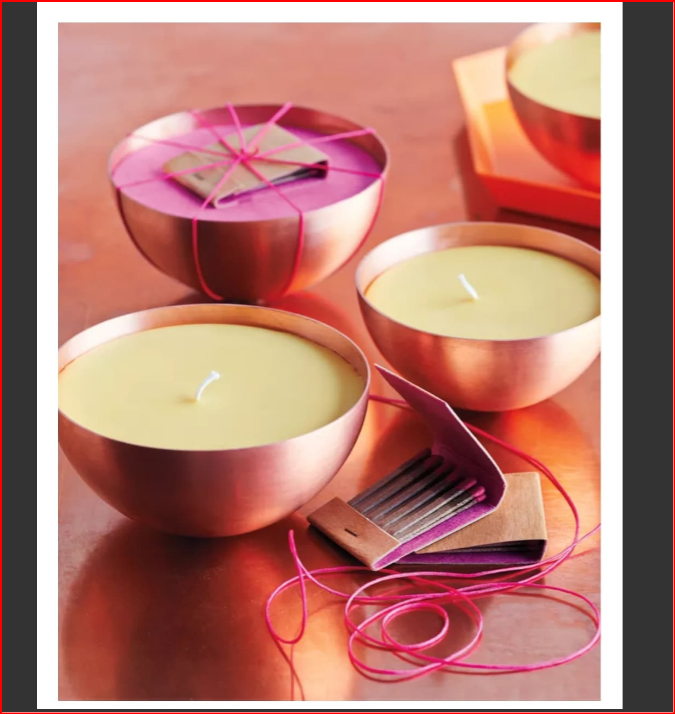 Handmade Custom Lamp & Candles